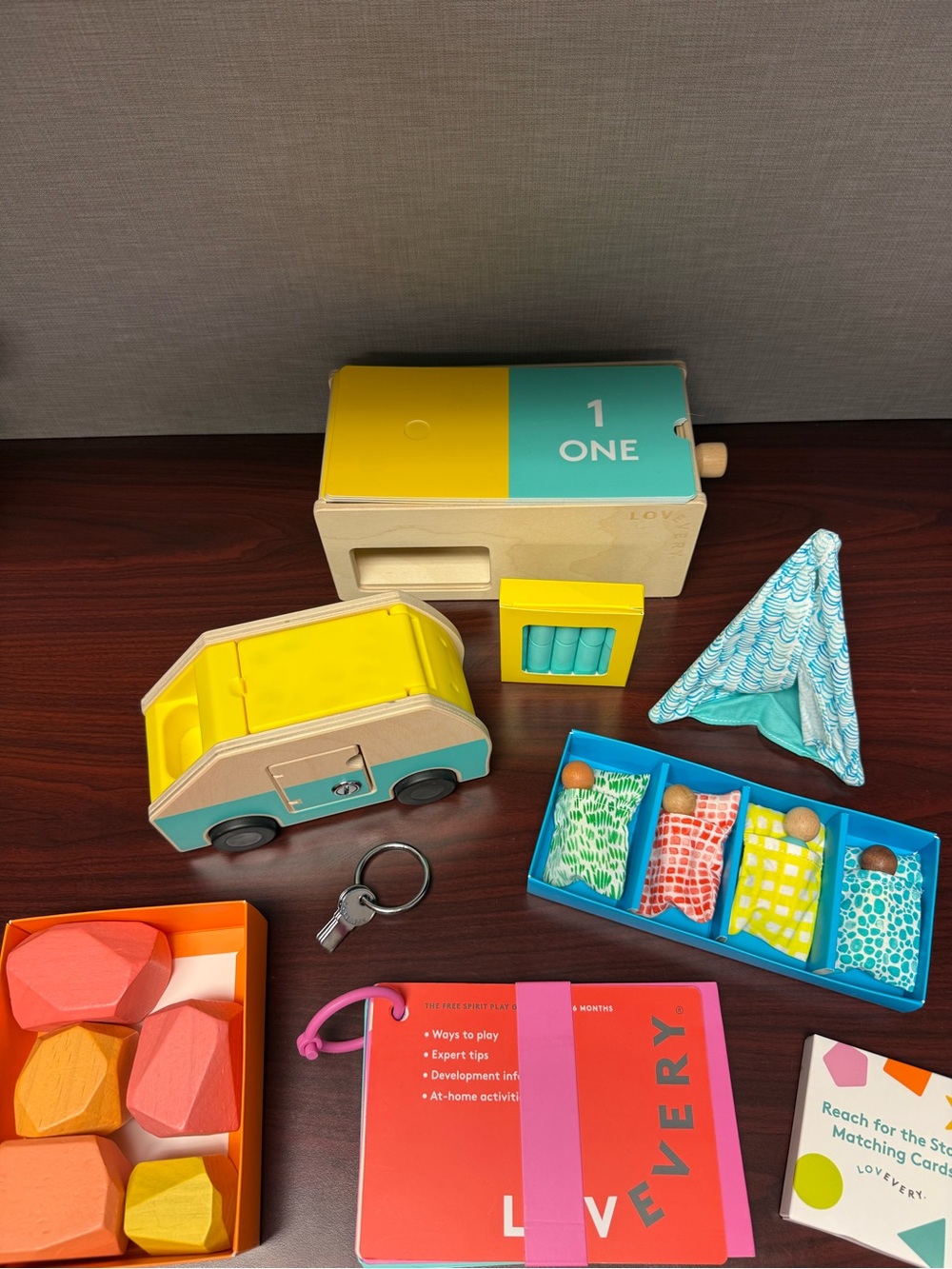 Lovevery The Free Spirit Play Set Kit / Complete Except For Puzzle & Book